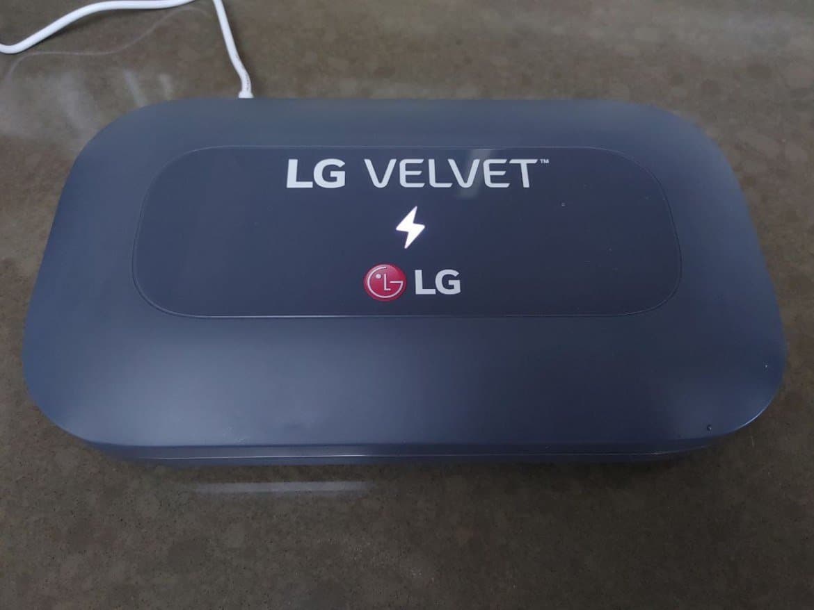 UV Sanitizer Box: LG has a UV phone sanitizer box too but it is not on sale