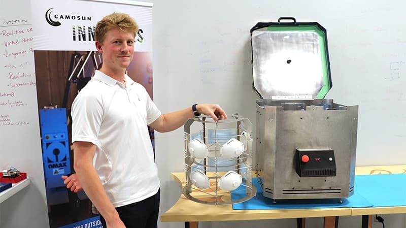 Camosun Compact Sanitation Gadget for Face Mask