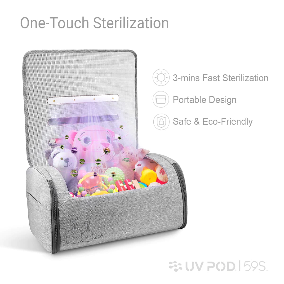 P18 Portable LED UV-C Storage for Toys