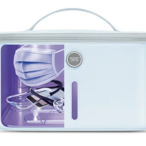 Sterilizing Compact Bag for Mobile Phone, Glasses, Beauty Tools with 24 UVC LEDs